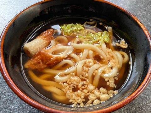 私の温かいうどんつゆの作り方